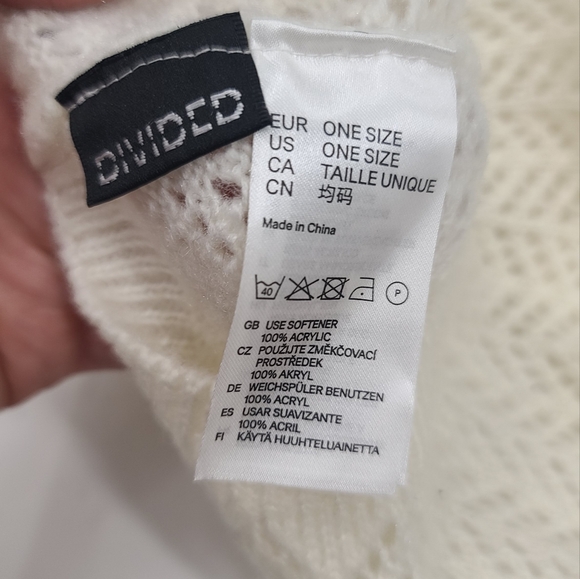 H&M cream crochet beret - Picture 5 of 8